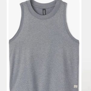 Vuori Energy top in grey size Large